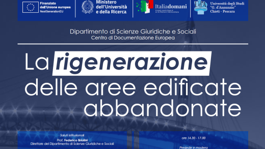 La Rigenerazione delle aree edificate abbandonate