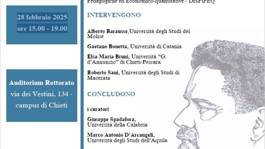 Locandina evento del 28 febbraio - Campus Chieti