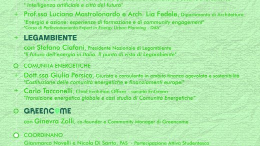 Evento Parliamo sostenibile