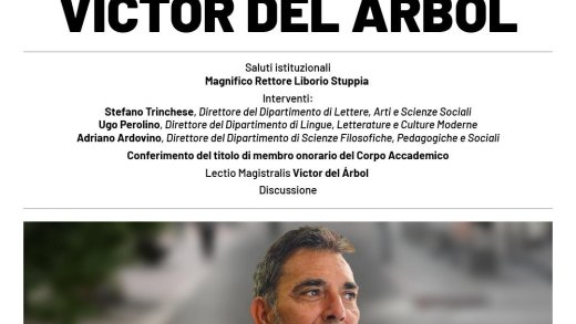 Locandina Victor Del Arbol membro onorario della d'Annunzio
