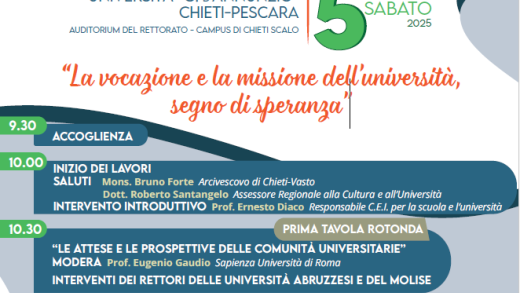 Locandina evento in preparazione del giubileo