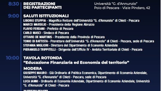 Locandina evento Campus Pescara