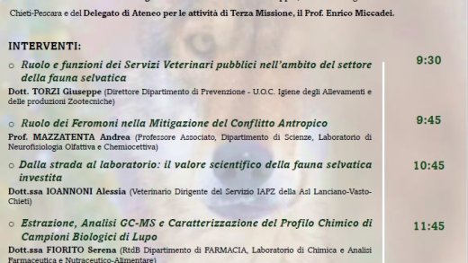 Locandina evento Il richiamo del lupo