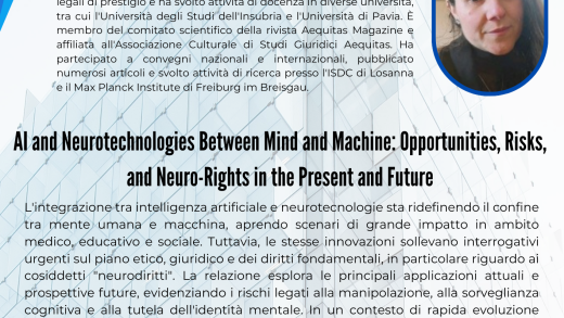 Locandina - Ciclo di seminari Pillole di IA la nuova frontiera
