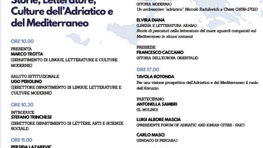 Seminario  “Sguardi comparati. Storie, Letterature, Culture dell’Adriatico e del Mediterraneo”