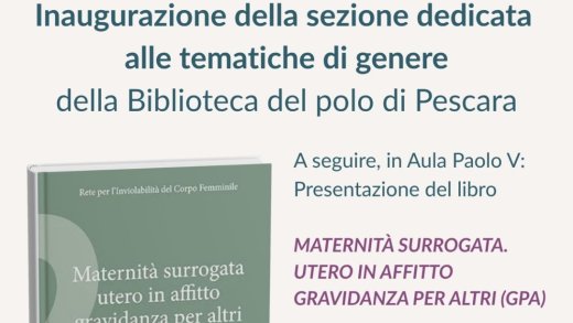 Locandina Cortini evento presso la Biblioteca del Polo di Pescara