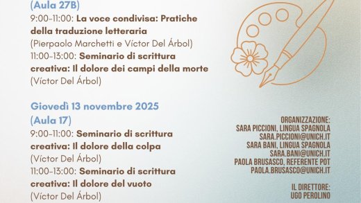 Locandina evento 12 novembre 2025 - Campus di Pescara