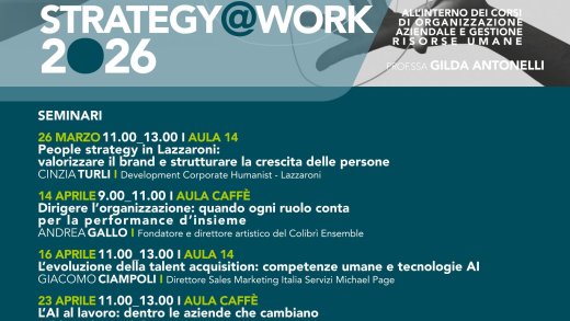 Locandina Strategy@Work 2026
