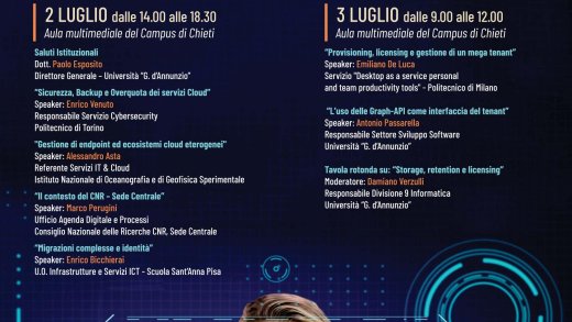 Locandina evento 2 e 3 luglio 2026