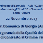 La garanzia della Qualità dei Medicinali e l'attività di Contrasto al Crimine Farmaceutico
