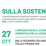 L’impegno sociale, economico e ambientale delle aziende. Dallo scenario italiano ai casi di Honda Italia e Proger Spa