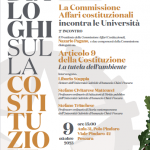 Articolo 9 della Costituzione - La tutela dell’ambiente