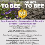 Un convegno e una mostra per favorire una agricoltura rispettosa dell'ambiente "Bee or not To Bee?