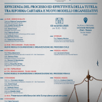 Convegno: “Efficienza del processo ed effettività della tutela: tra Riforma Cartabia e nuovi modelli organizzativi”