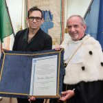 Nicola Lagioia premiato dal Magnifico Rettore